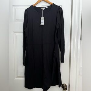 NWT Boden black jersey dress